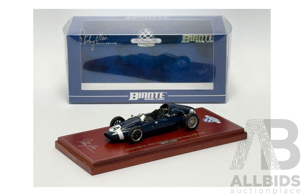 Biante 1959 Cooper T51 Italian Grand Prix Winner Stirling Moss - 1/43 Scale
