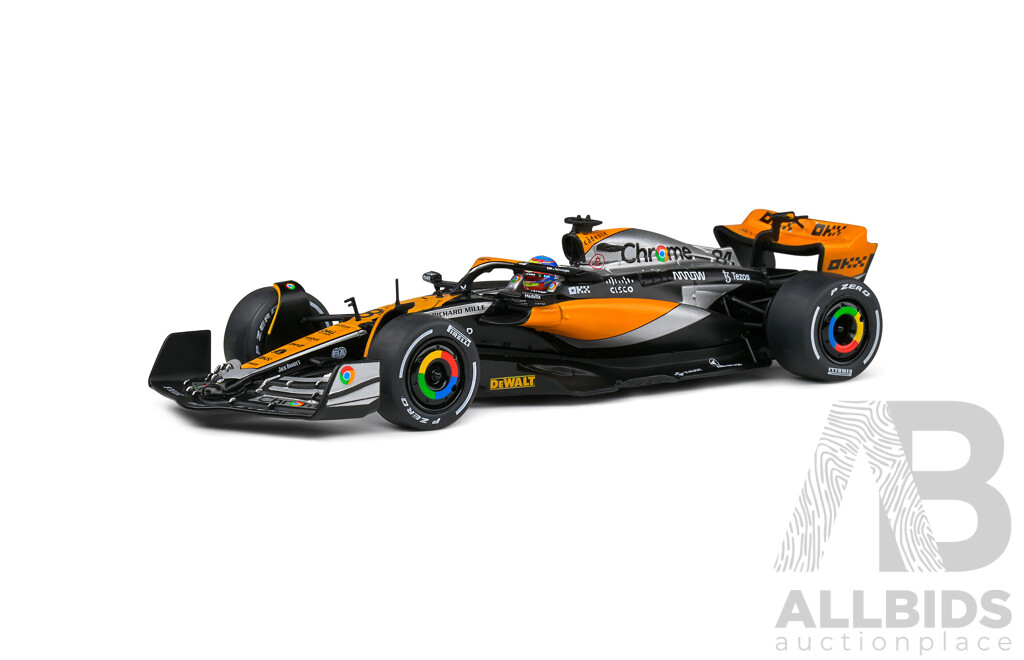 Solido McLaren MCL60 – 2023 GREAT BRITAIN GP O.PIASTRI 1/43 Scale - Brand New