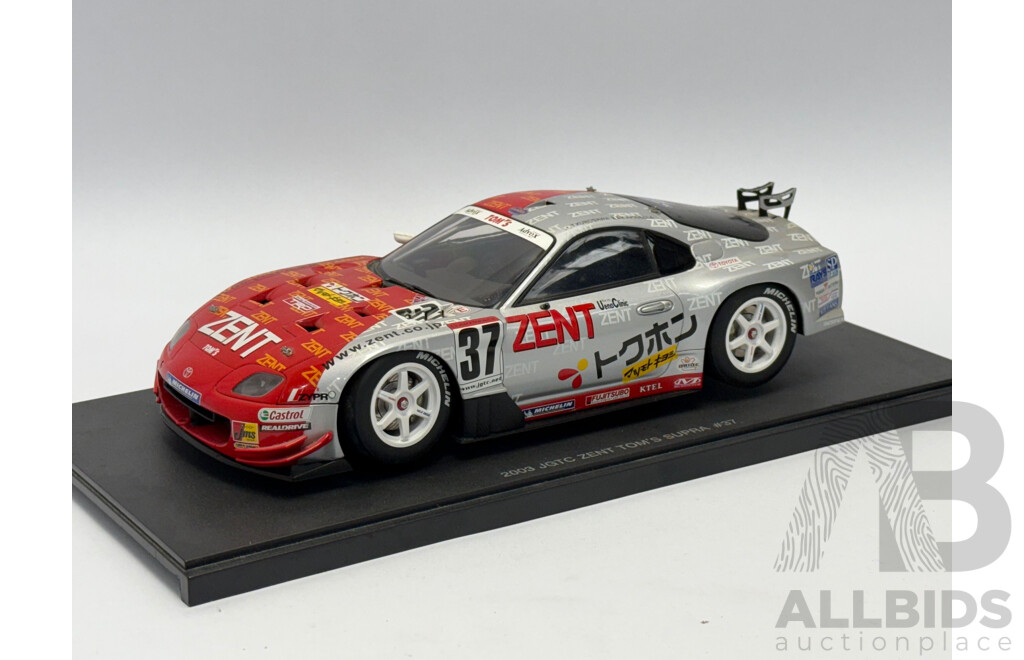 Auto Art 2003 Toyota Supra JGTC - Zent Tom's #37 - 1/18 Scale