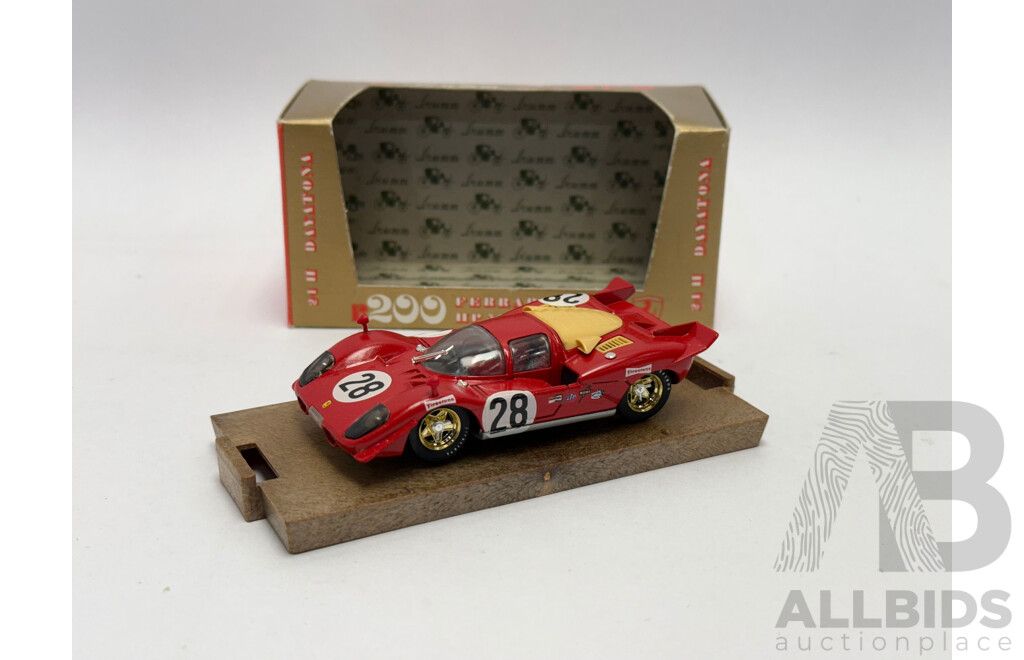 Brumm 1970 Ferrari 512S 24hr Daytona #28 Red 1:43 Scale Model Car