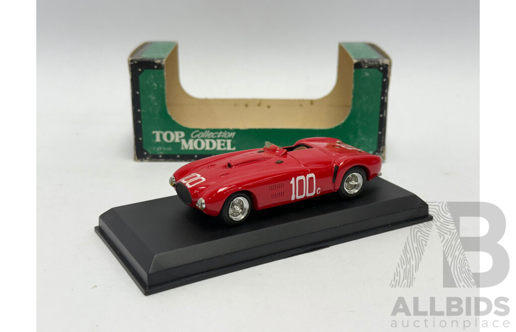 Top Models 1954 Ferrari 375MM Cunningham #100c Red 1:43 Scale Model Car
