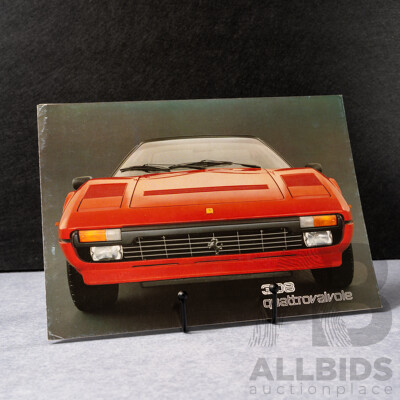 Genuine Ferrari - A 1982 Ferrari 308 Quattrovalvole Colour Sales Brochure