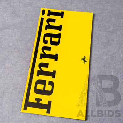 Genuine Ferrari - A 1993 Ferrari Full Line Model Range Colour Sales Brochure in Fan Fold Format (762/93 - 5M/06/93)