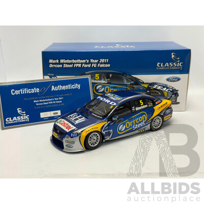 Classic Carlectable 2011 Ford FG Falcon FPR Mark Winterbottom - 1/18 Scale