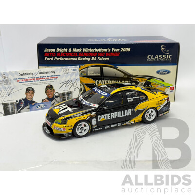 Classic Carlectable 2006 Ford BA Falcon FPR Bright/Winterbottom Sandown Winner - 1/18 Scale