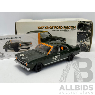 Harry Firth/Fred Gibson Classic Carlectable 1967 Bathurst Winner Ford XR Falcon GT - 1/18 Scale