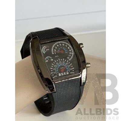 Dashboard Themed Men's Watch