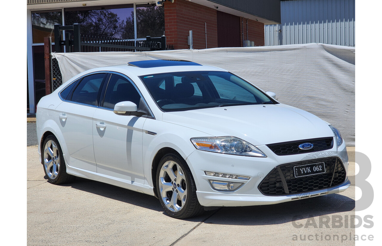 7/2013 Ford Mondeo Titanium MC 5d Hatchback White 2.0L