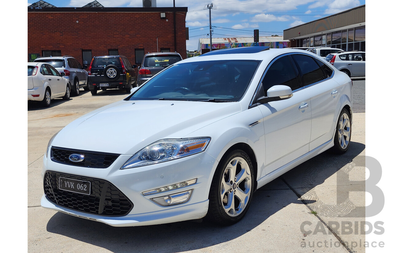 7/2013 Ford Mondeo Titanium MC 5d Hatchback White 2.0L