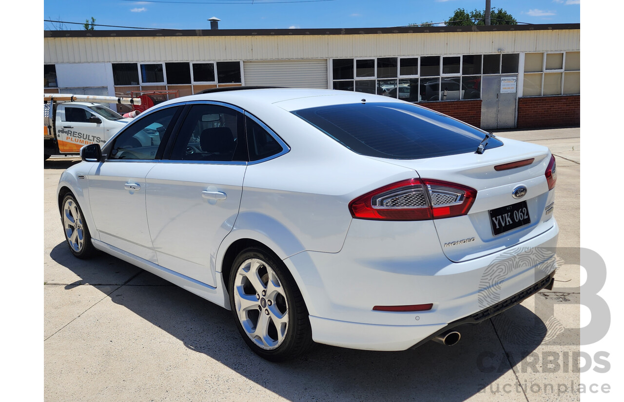 7/2013 Ford Mondeo Titanium MC 5d Hatchback White 2.0L