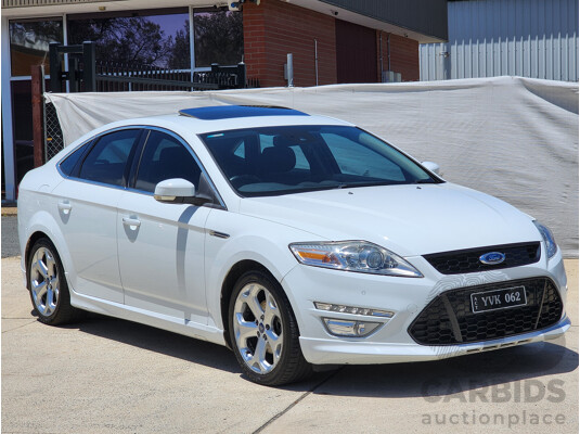 7/2013 Ford Mondeo Titanium MC 5d Hatchback White 2.0L