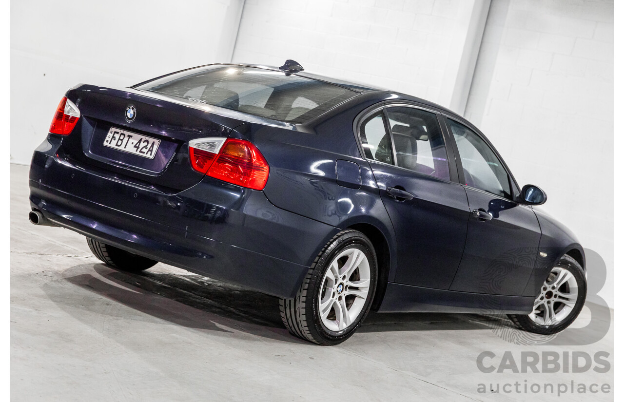 6/2008 BMW 320i Executive E90 MY08 4d Sedan Monaco Blue Metallic 2.0L