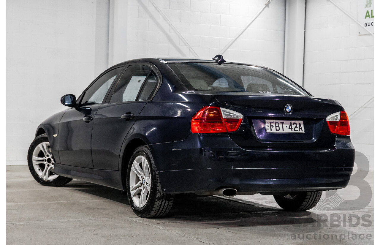 6/2008 BMW 320i Executive E90 MY08 4d Sedan Monaco Blue Metallic 2.0L