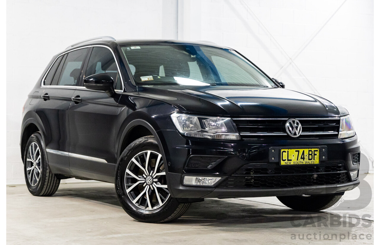 03/2017 Volkswagen Tiguan 132 TSI Comfortline (AWD) 5NA 4D Wagon Deep Black Pearl Turbo 2.0L