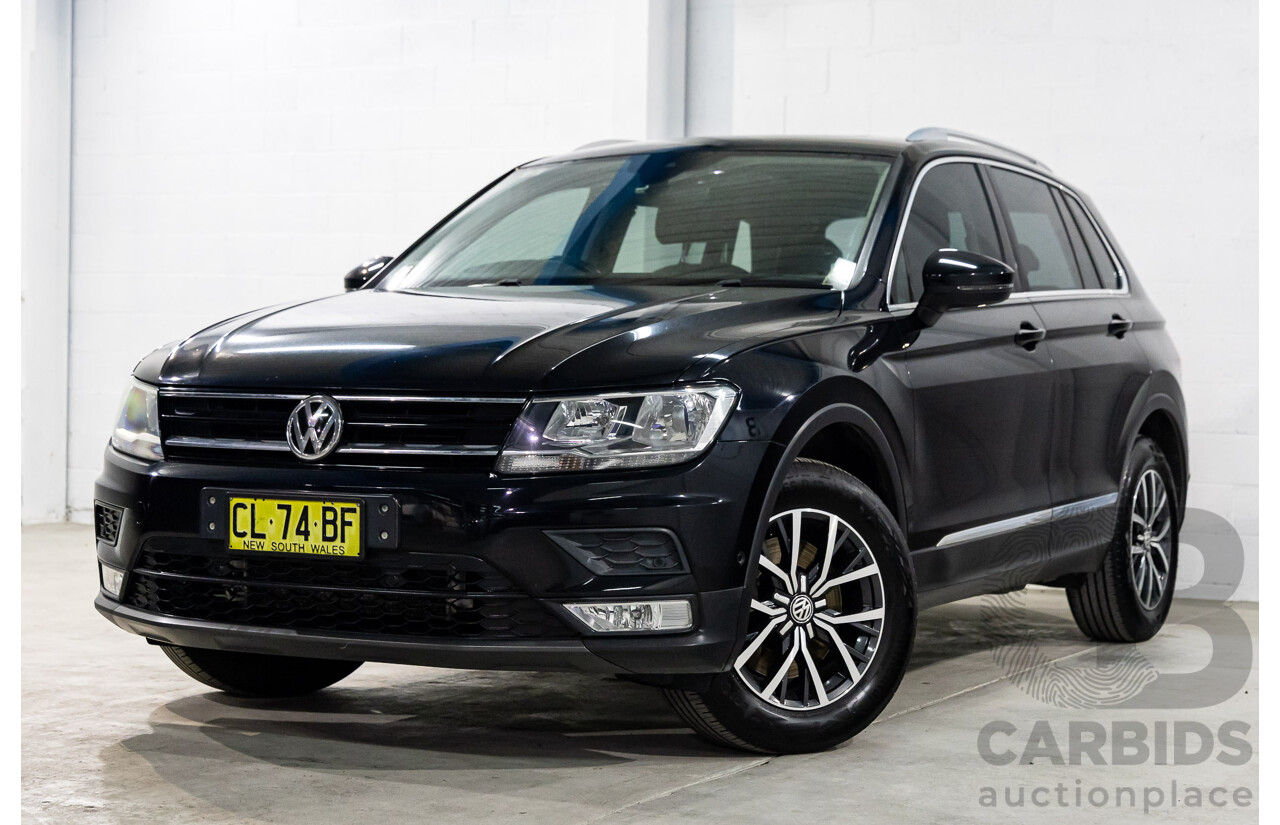 03/2017 Volkswagen Tiguan 132 TSI Comfortline (AWD) 5NA 4D Wagon Deep Black Pearl Turbo 2.0L