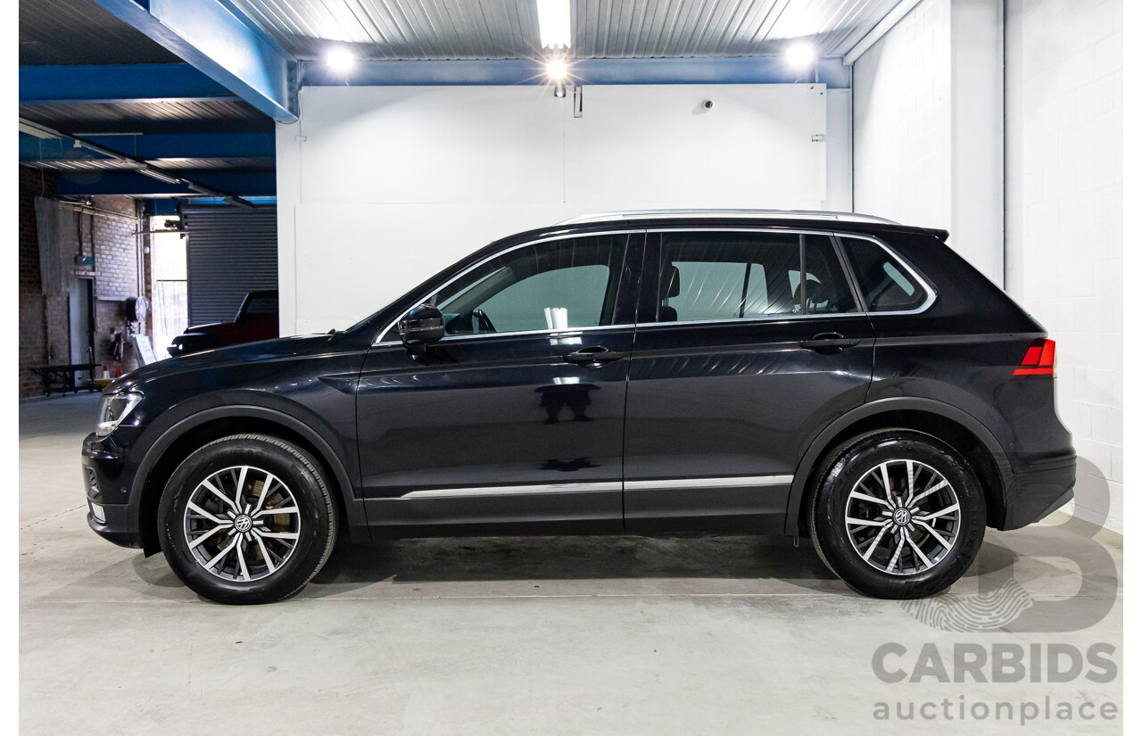 03/2017 Volkswagen Tiguan 132 TSI Comfortline (AWD) 5NA 4D Wagon Deep Black Pearl Turbo 2.0L