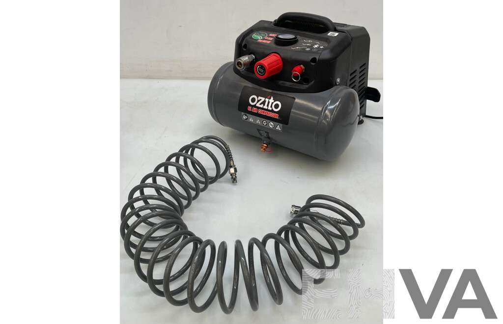Ozito 6 Ltr 1.5 HP Air Compressor