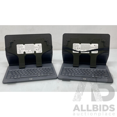 Logitech Universal Tablet Keyboard - Lot of 2