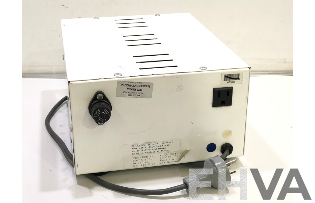 Tortech 240V to 115V Step Down Transformer