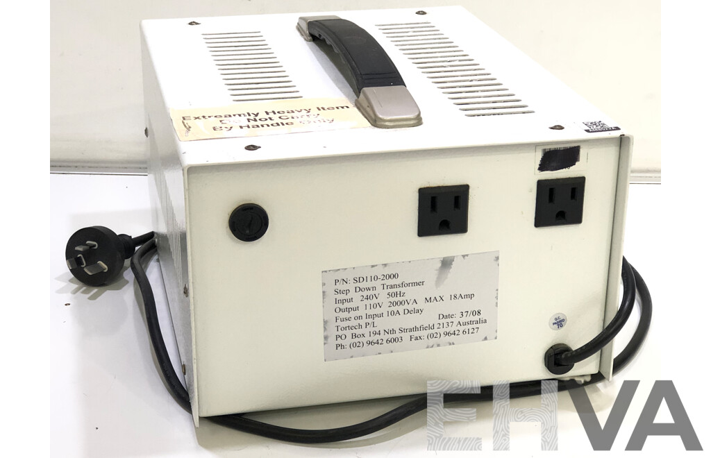 Tortech 240V to 110V Step Down Transformer