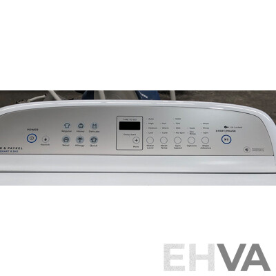 Fisher and Paykel Washsmart 8.5kg Top Loader Washing Machine