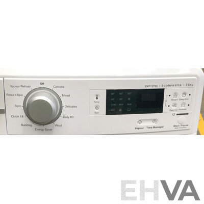 Electrolux 7.5kg  Vapour Action System Front Load Washing Machine with Sensor Wash