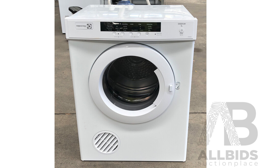 Electrolux 6kg Front Load Sensor Dry Clothes Dryer