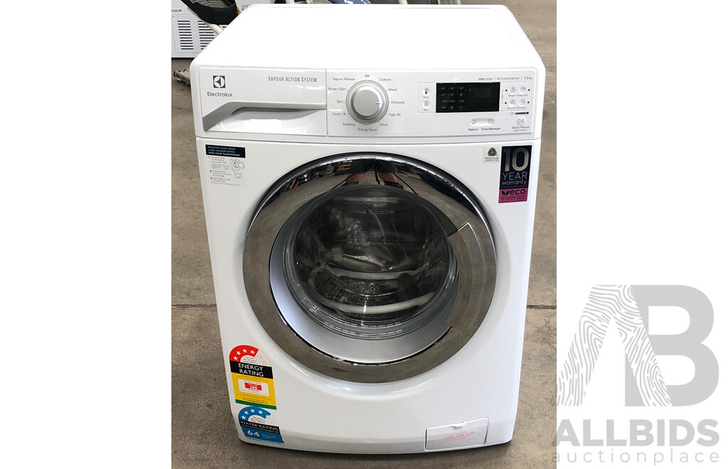 Electrolux 7.5kg  Vapour Action System Front Load Washing Machine with Sensor Wash