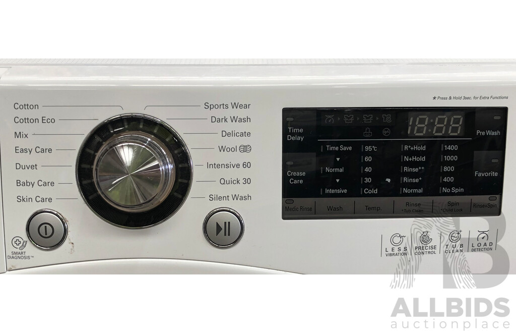 LG Direct Drive Inverter 7.5 Kg Front Loader Washing Machine