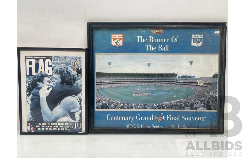 North Melbourne Kangaroos Framed Memorabilia