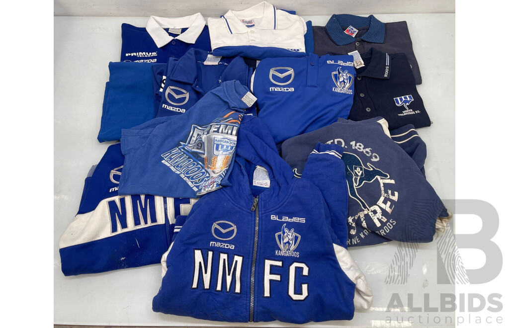 Assorted North Melbourne Kangaroos Clothing