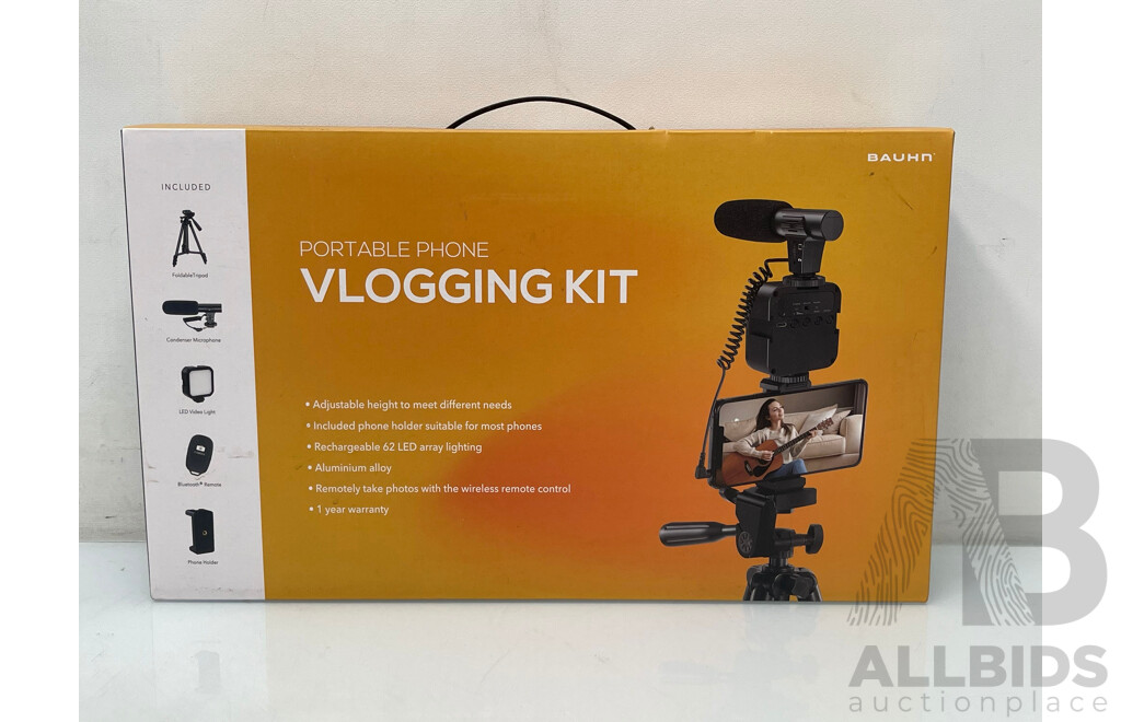 Bauhn Portable Phone Vlogging Kit