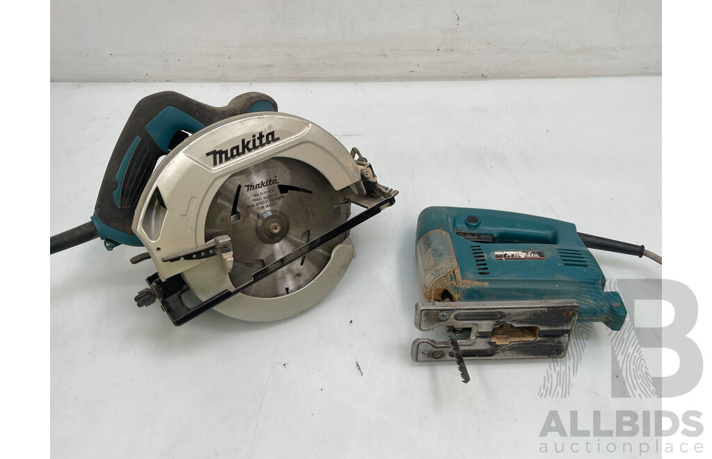 Makita Electric Power Saws - Lot of 2