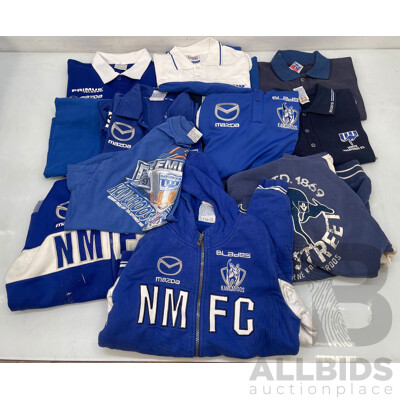 Assorted North Melbourne Kangaroos Clothing