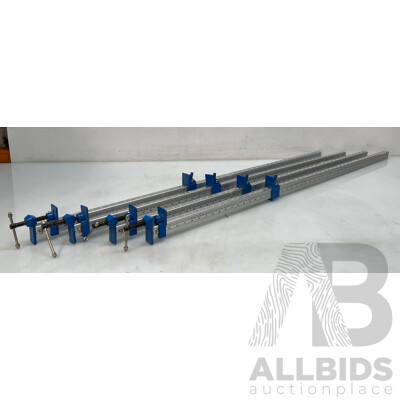 Aluminum 1200mm Clamps - Lot of 4