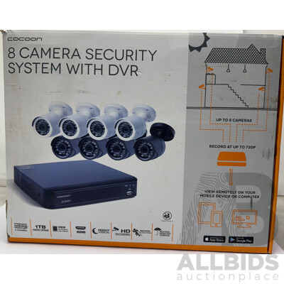 Cocoon 8 Camera Security System with DVR