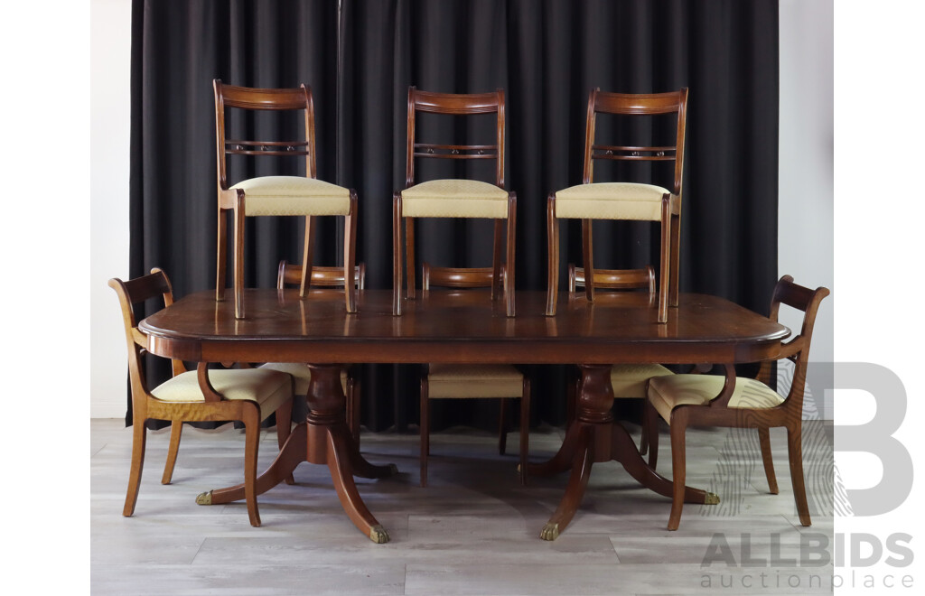 Mahogany Nine Piece Dining Suite by Ricketts and Thorpe