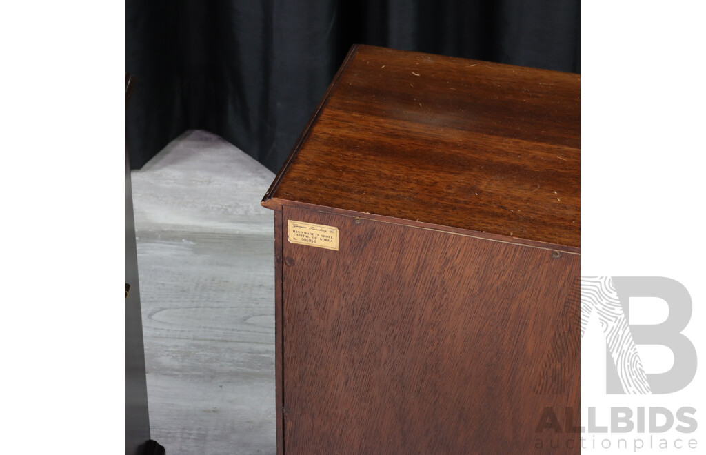 Pair of Georgian Style Mahogany Apprentis Chests