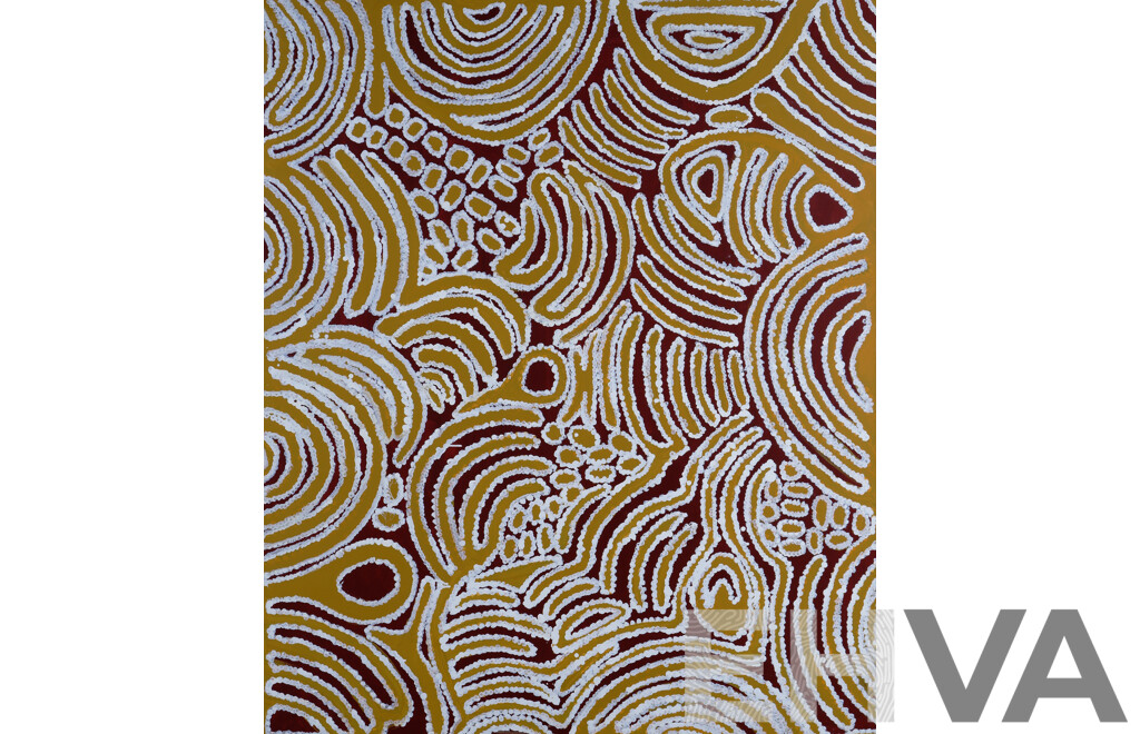 Artist Unknown (20th Century, Indigenous-Australian), Our Land, Acrylic on Canvas, 120 x 100 cm