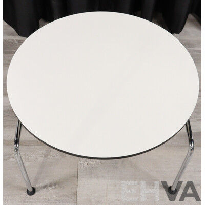 Modern White Painted Table Top Coffee Table