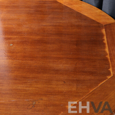 Vintage Round Teak Coffee Table