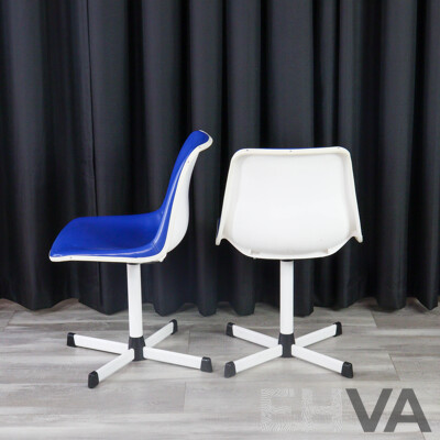 Set of Six Sebel Hobnob Swivel Chairs