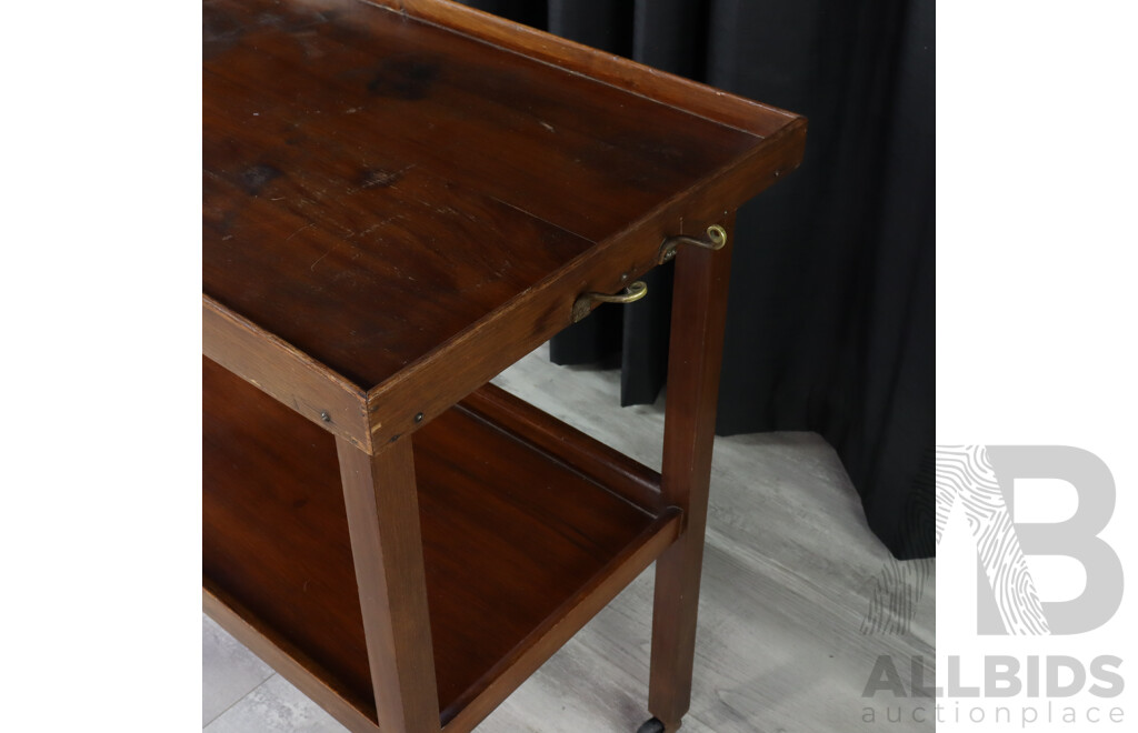 Timber Drinks Trolley