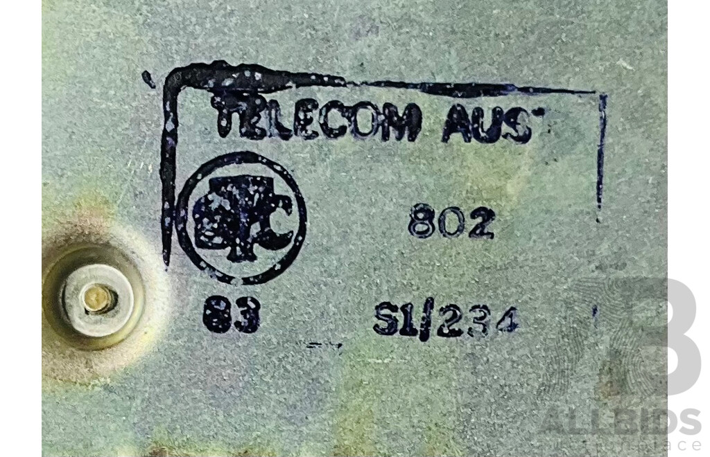 Pair of Retro Rotary Telephones Including One From Telecom Aus