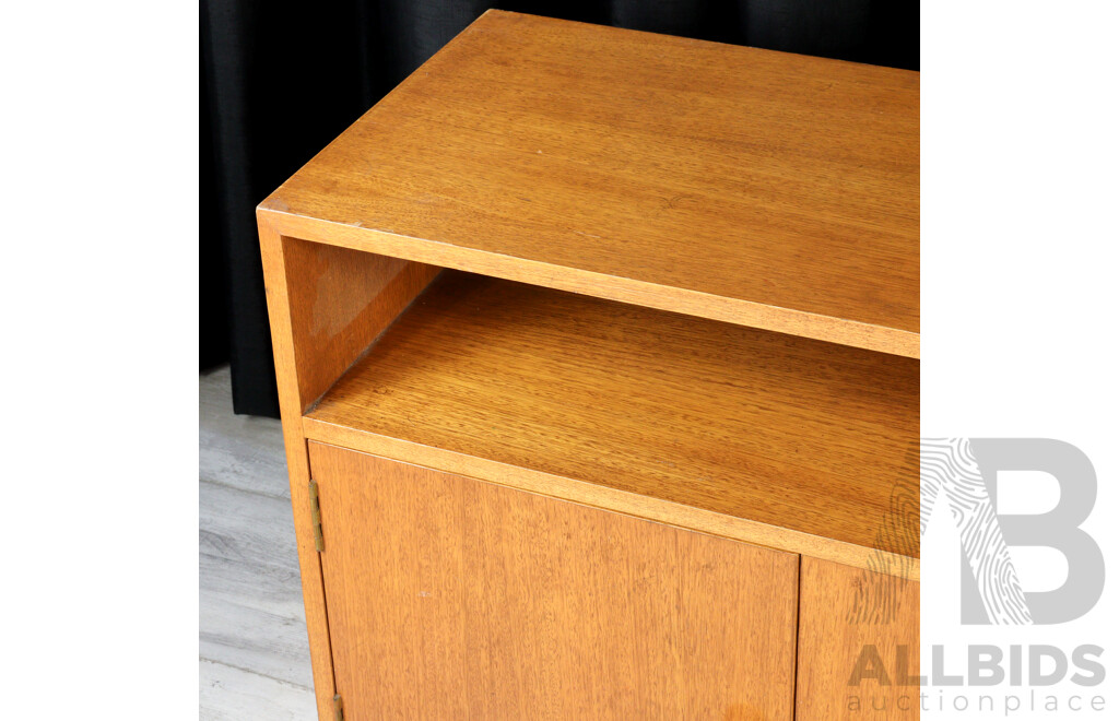 Modern Two Door Teak Cabinet