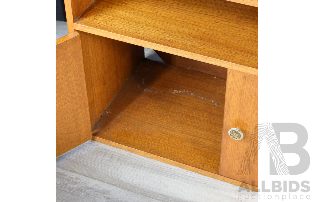 Modern Two Door Teak Cabinet