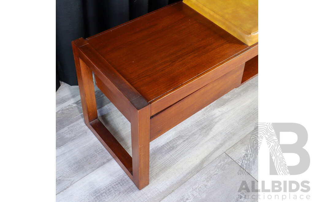 Teak Single Draw Telephone Table