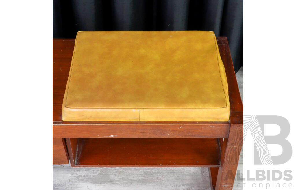 Teak Single Draw Telephone Table