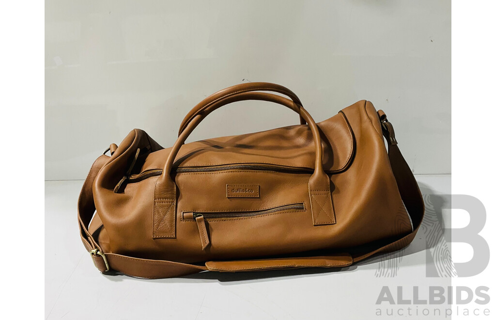 Duffle & Co Leather Duffle Bag