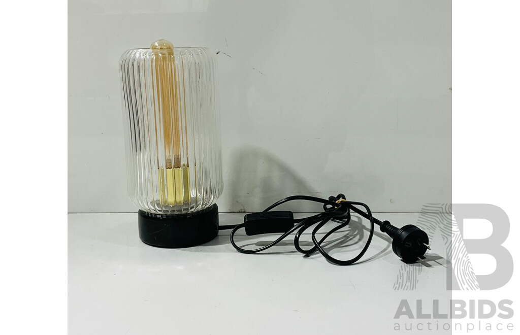 Retro Standing Electrical Table Lamp with